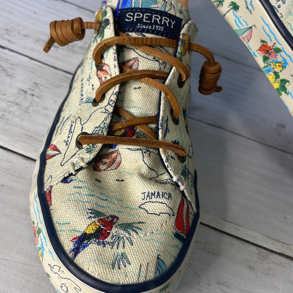 Sperry Women's Sneakers - Cream and Brown - Picture 14 of 14